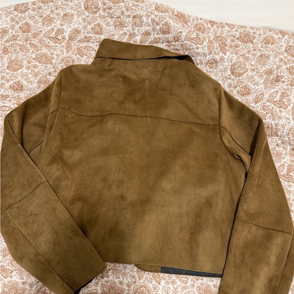 Zara Tan Suede Utility Jacket never worn - Picture 3 of 3